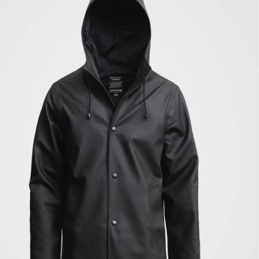 Stutterheim Raincoat—Arholma Black